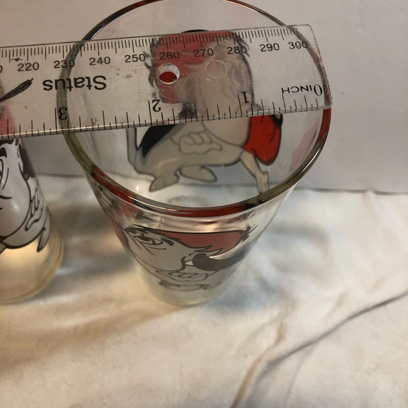 Vintage 1975 Droopy Pepsi Glasses 6.5” Tall - Picture 4 of 6
